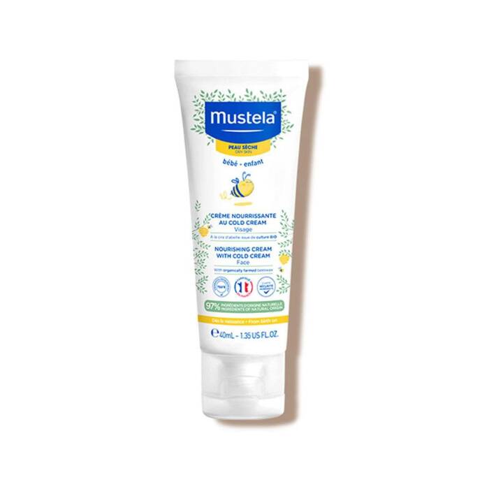 Mustela Cold Cream İçeren Besleyici Yüz Kremi 40 ml - 1