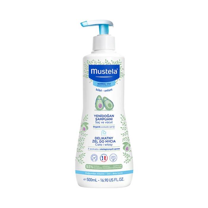 Mustela Gentle Cleansing Gel Yenidoğan Şampuanı 500 ml - 1