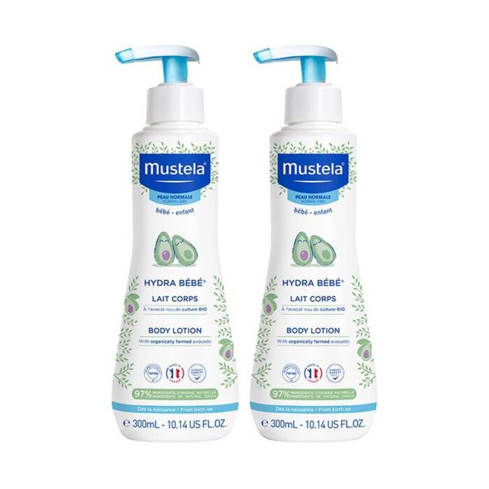 Mustela Hydra Bebe Vücut Losyonu 300 ml x2 Adet - 1