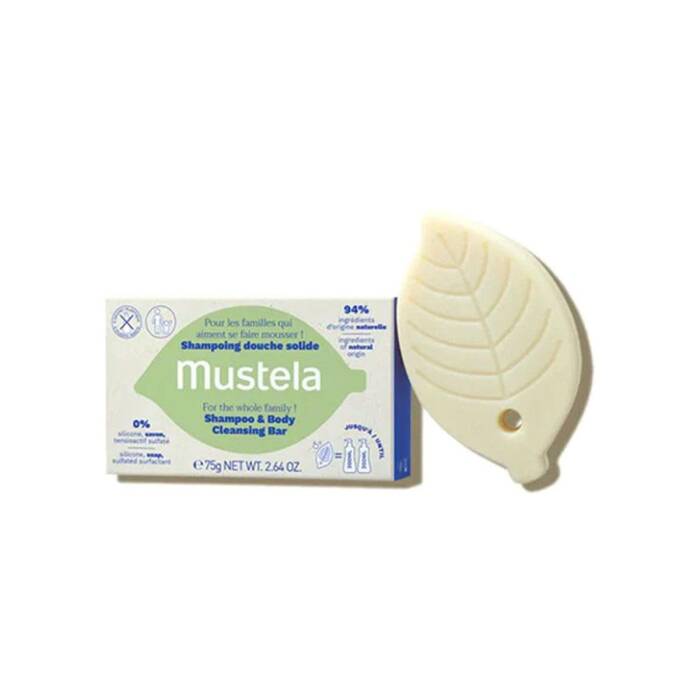 Mustela Şampuan ve Vücut Temizleme Barı 75gr - 1