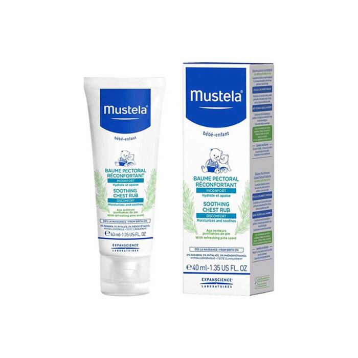 Mustela Soothing Chest Rub Rahatlatıcı Göğüs Balsamı 40 ml - 1