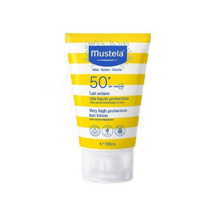 Mustela SPF50+ Çok Yüksek Koruma Faktörlü Güneş Losyonu 100 ml - 1