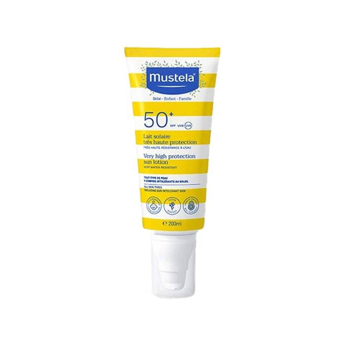 Mustela SPF50+ Çok Yüksek Koruma Faktörlü Güneş Losyonu 200 ml - 1