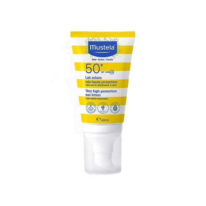 Mustela SPF50+ Çok Yüksek Koruma Faktörlü Güneş Losyonu 40 ml - 1