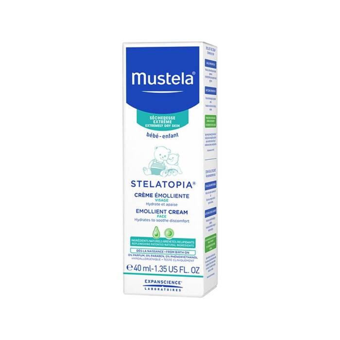 Mustela Stelatopia Yüz & Göz Kapakları için Emolyent Krem 40 ml - 1