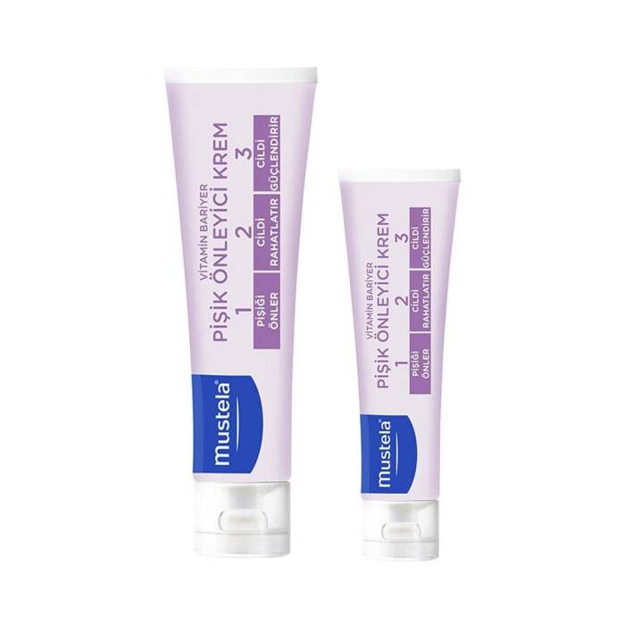 Mustela Vitamin Bariyer 1-2-3 Pişik Kremi 100 ml + Mustela Vitamin Bariyer 1-2-3 Pişik Kremi 50 ml - 1