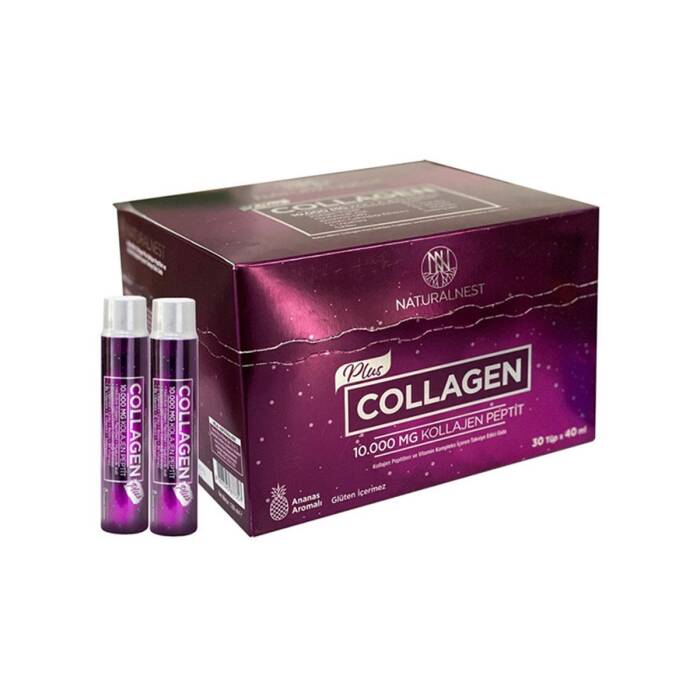 Naturalnest Collagen Plus Kollajen Peptitleri ve Vitamin Kompleks 30 Tüp x 40 ml - 1