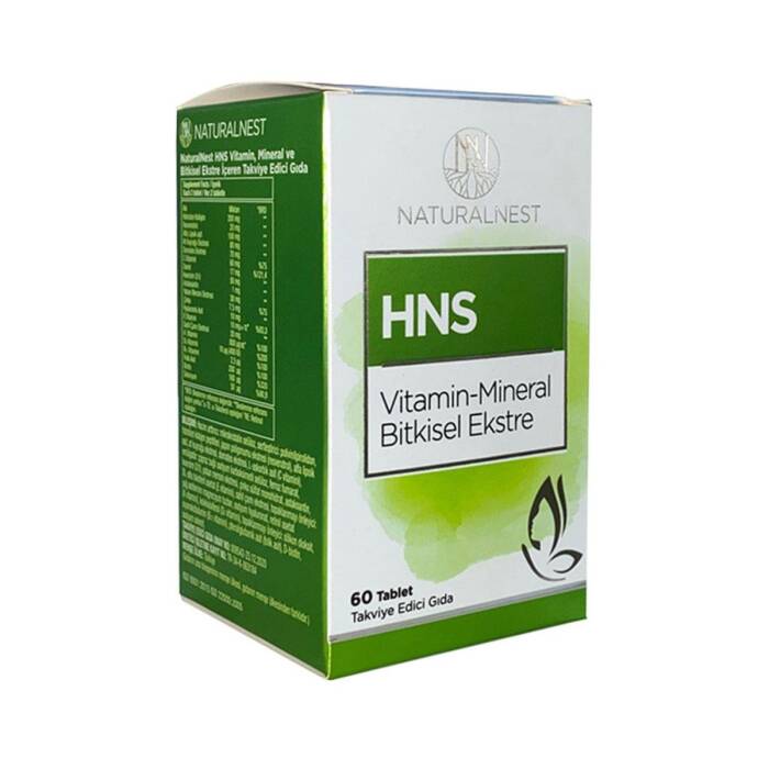 Naturalnest HNS Vitamin Mineral Bitkisel Ekstre 60 Tablet - 1