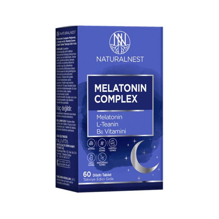 Naturalnest Melatonin Complex 60 Dilaltı Tablet - 1