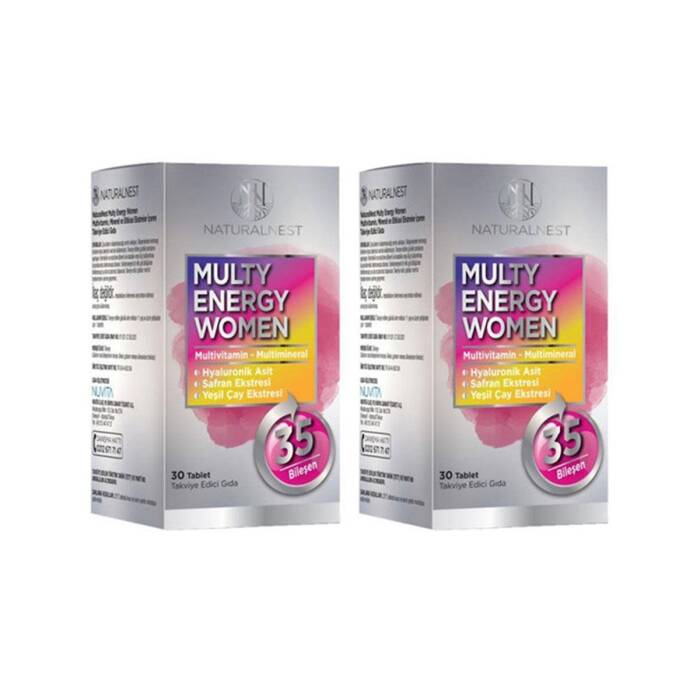 Naturalnest Multy Energy Women 2 x 30 Tablet - 1