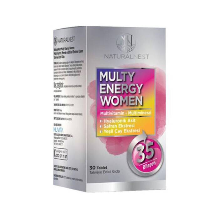 Naturalnest Multy Energy Women 30 Tablet - 1