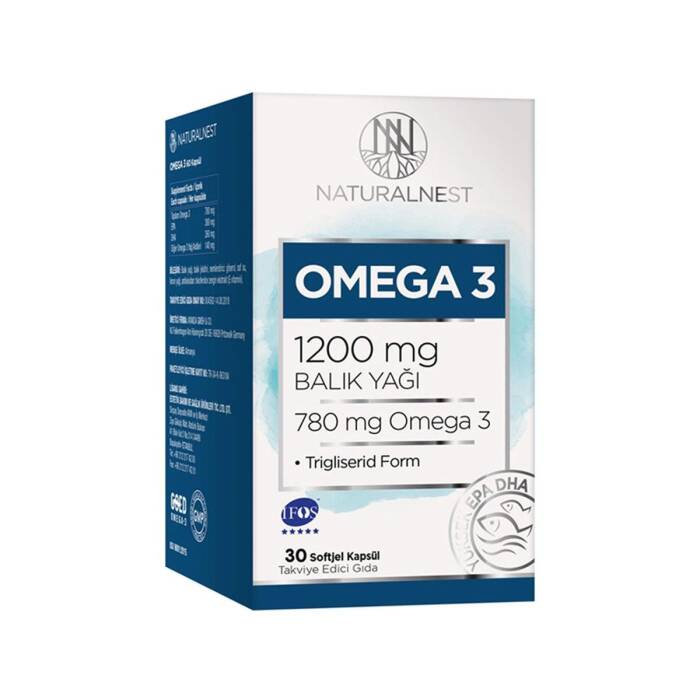 Naturalnest Omega 3 1200 mg 30 Kapsül - 1