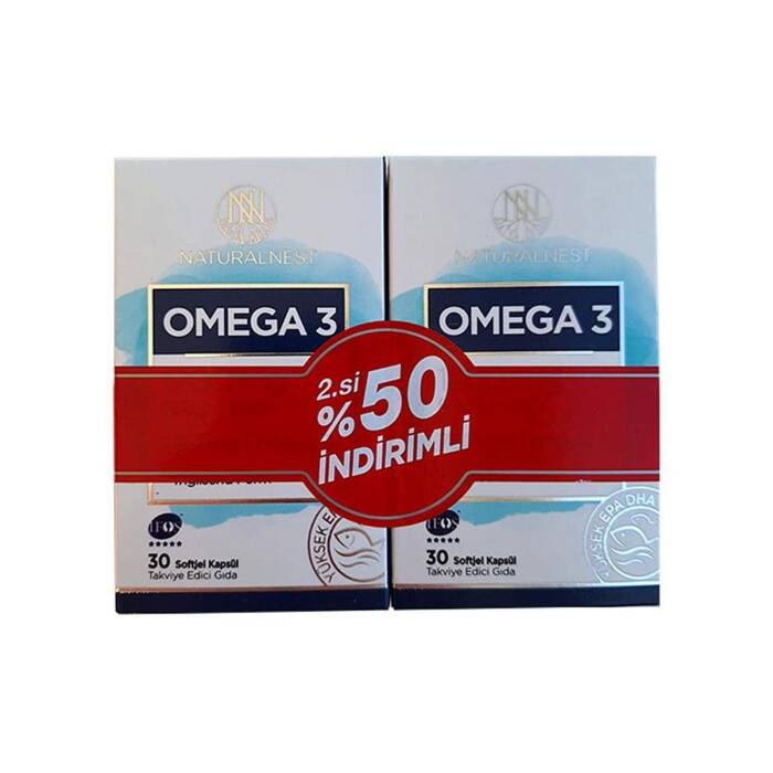 Naturalnest Omega 3 30 Kapsül - İkincisi %50 İndirimli - 1