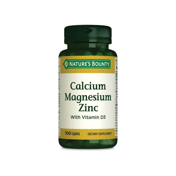 Nature's Bounty Calcium Magnesium Zinc with Vitamin D3 100 Kaplet - 1