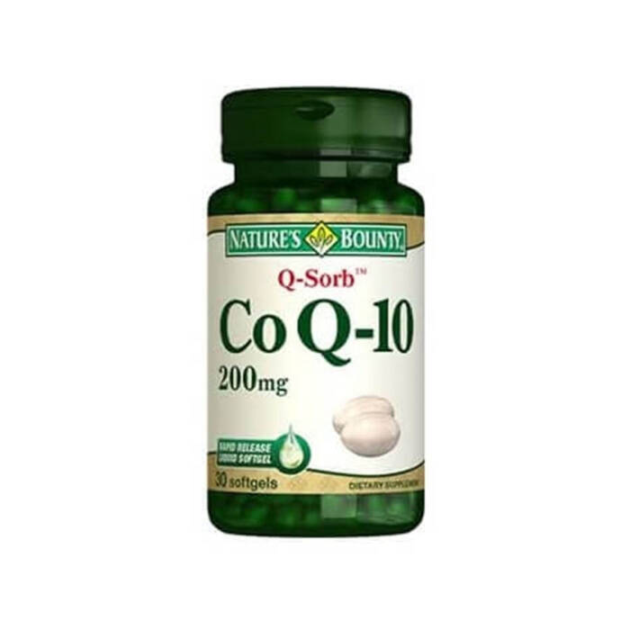 Nature's Bounty Coenzyme Q-10 200 mg (Q-Sorb) 30 Yumuşak Jelatin Kapsül - 1