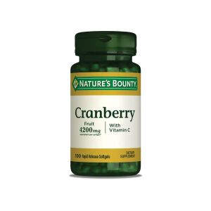 Nature's Bounty Cranberry with Vitamin C 100 Yumuşak Jelatin Kapsül - 1