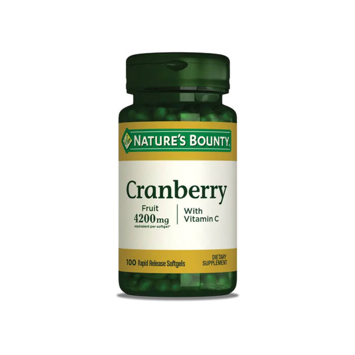 Nature's Bounty Cranberry with Vitamin C 100 Yumuşak Jelatin Kapsül - 1