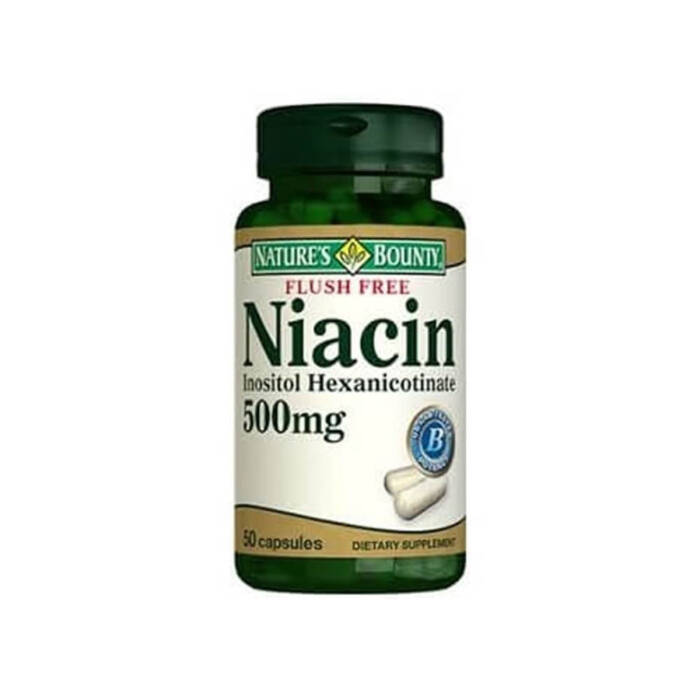 Nature's Bounty Flush Free Niacin 500 mg 50 Kapsül - 1