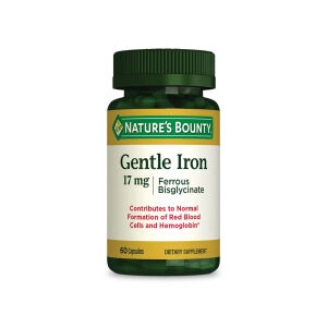 Nature's Bounty Gentle Iron 17 mg 60 Kapsül - 1