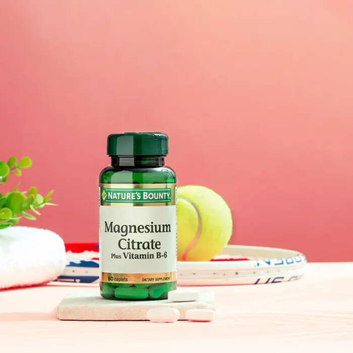 Nature's Bounty Magnesium Citrate Plus Vitamin B6 60 Kaplet - 3