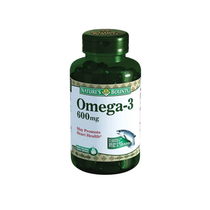 Nature's Bounty Omega-3 600 mg 90 Yumuşak Jelatin Kapsül - 1