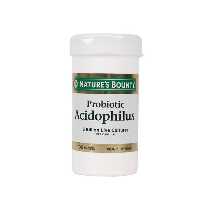 Nature's Bounty Probiotic Acidophilus 100 Kapsül - 1