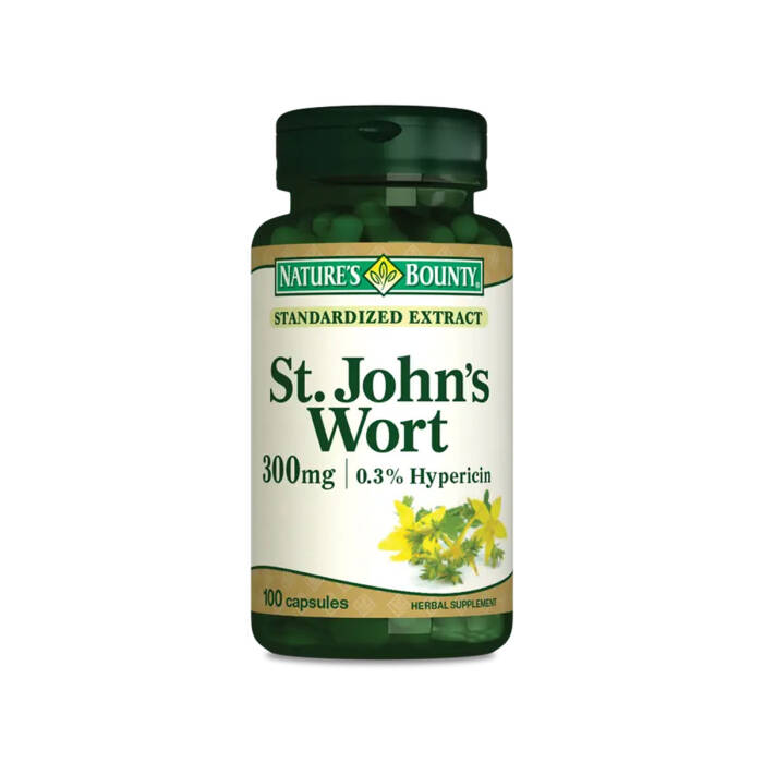 Nature's Bounty St. John's Wort 300 mg 100 Kapsül - 1