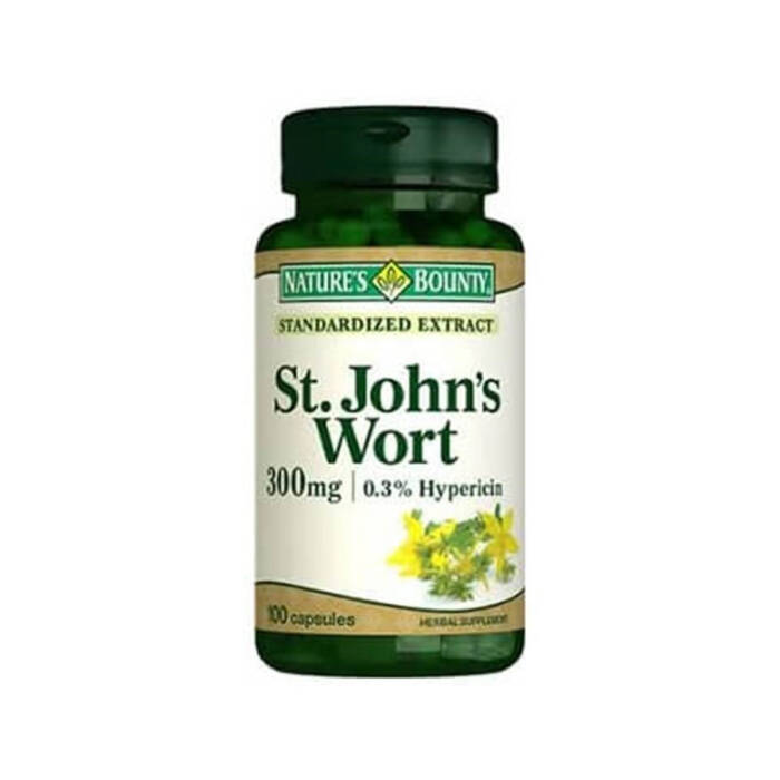 Nature's Bounty St. John's Wort 300 mg 100 Kapsül - 1