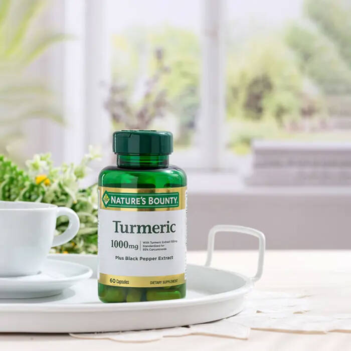 Nature's Bounty Turmeric 1000 mg Plus Black Pepper Extract 60 Kapsül - 2