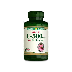 Nature's Bounty Vitamin C-500 mg Plus Echinacea 100 Kaplet - 1