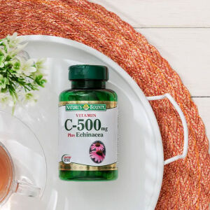 Nature's Bounty Vitamin C-500 mg Plus Echinacea 100 Kaplet - 2