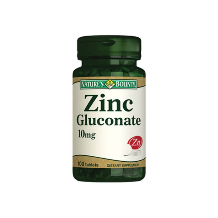 Nature's Bounty Zinc Gluconate 10 mg 100 Tablet - 1