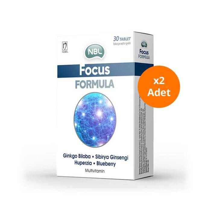 NBL Focus Formula 30 Tablet x2 Adet - 1