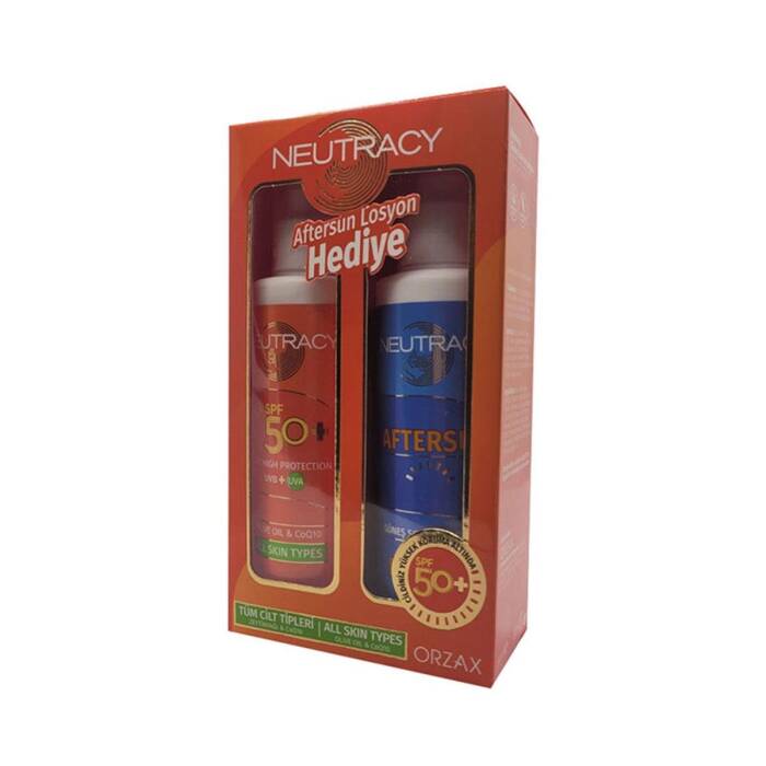 Neutracy Güneş Koruyucu Set Tüm Ciltler İçin - Güneş Losyonu Spf50+ 150 ml - Aftersun Losyon 150 ml - 1