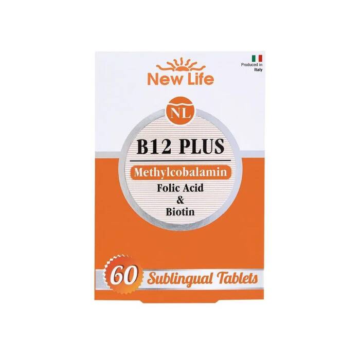 New Life B12 Plus Methylcobalamin 60 Dil Altı Tablet - 1