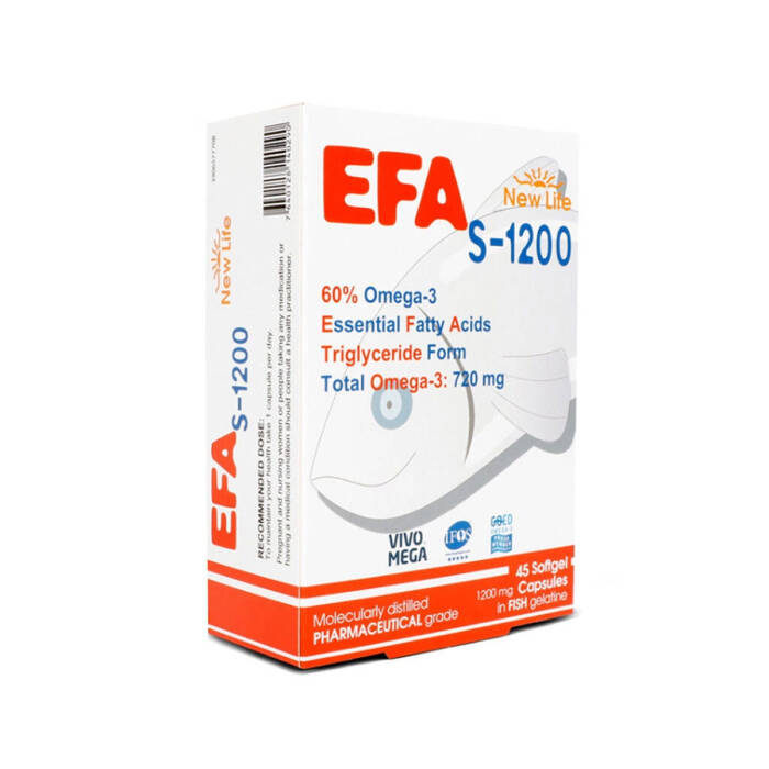 New Life EFA S-1200 Omega-3 45 Yumuşak Kapsül - 1