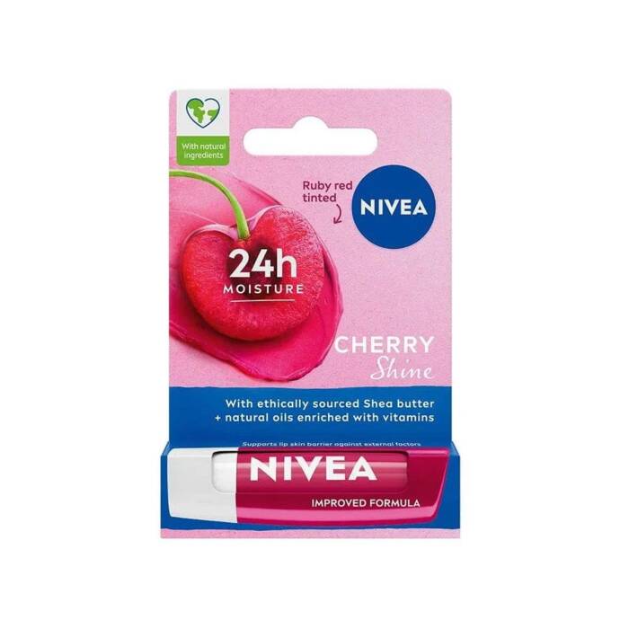 Nivea Cherry Shine Kiraz Dudak Bakım Kremi 4.8 gr - 1