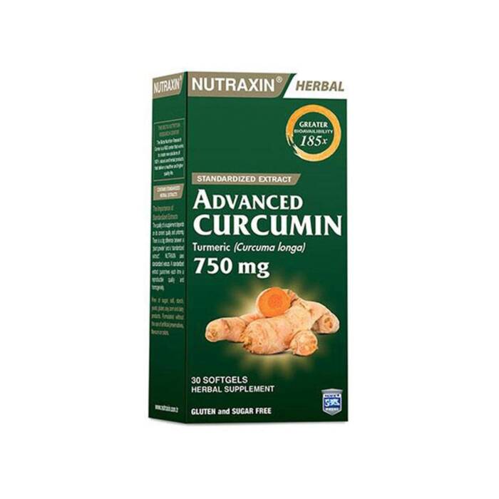 Nutraxin Advanced Curcumin 750 mg 30 Kapsül - 1