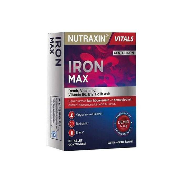 Nutraxin Iron Max 17 mg 30 Tablet - 1