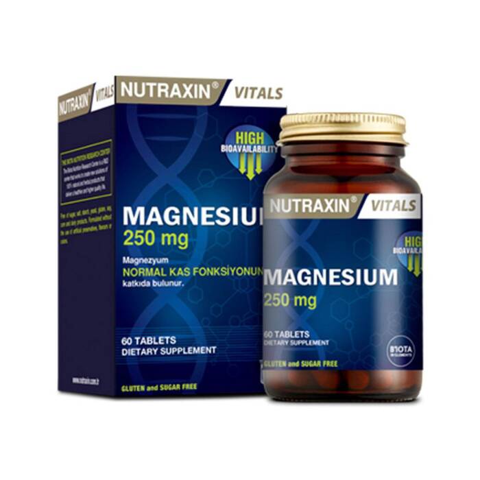 Nutraxin Magnesium 250 mg 60 Tablet - 1