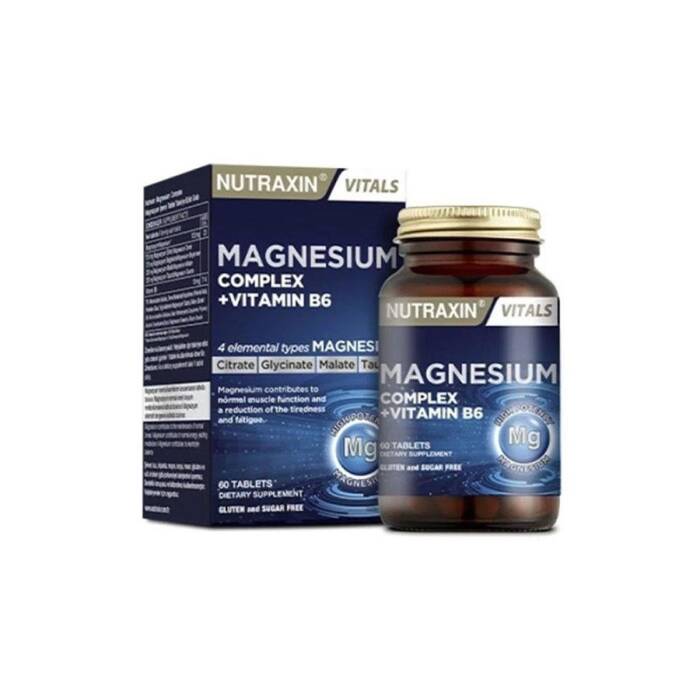 Nutraxin Magnesium Complex Vitamin B6 60 Tablet - 1