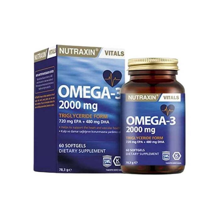 Nutraxin Omega-3 2000 mg 60 Kapsül - 1