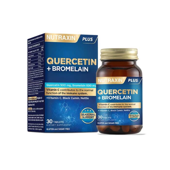 Nutraxin Quercetin + Bromelain 30 Tablet - 1