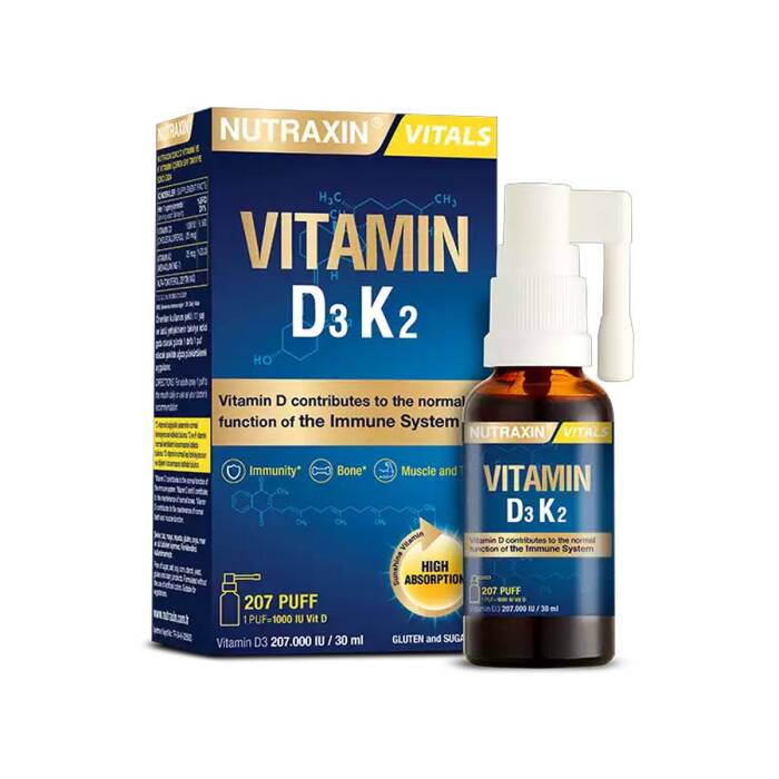 Nutraxin Vitamin D3 K2 Sprey 30 ml - 1