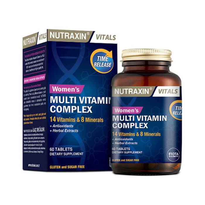 Nutraxin Women's Multi Vitamin Complex 60 Tablet - 1