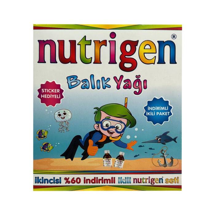 Nutrigen Balık Yağı Şurubu 200 ml 2'li Paket - 1