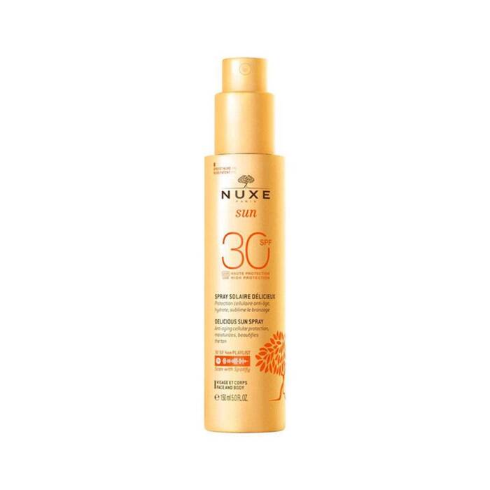 Nuxe Delicious Sun Spray SPF30 Güneş Koruyucu Yüz ve Vücut Sütü 150 ml - 1