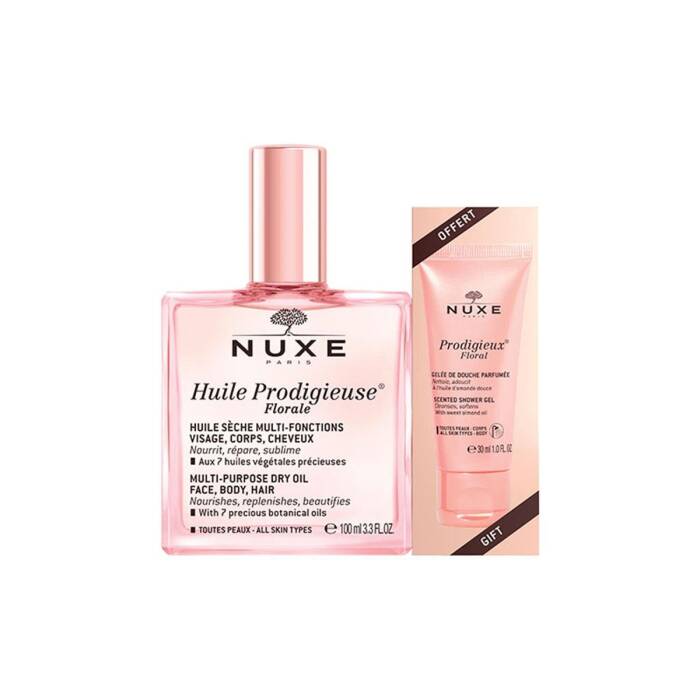 Nuxe Huile Prodigieuse Florale Kuru Yağ 100 ml + Prodigieux Florale Duş Yağı 30 ml - 1