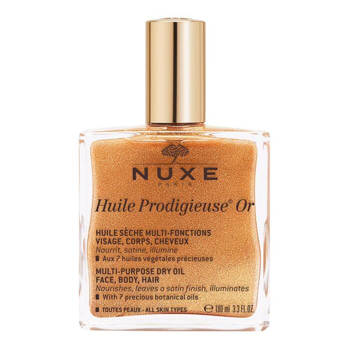 Nuxe Huile Prodigieuse Or Altın Parıltılı Çok Amaçlı Kuru Yağ (Yüz, Vücut, Saç) 100 ml - 1