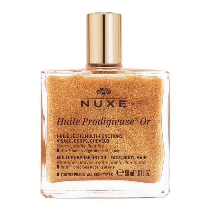 Nuxe Huile Prodigieuse Or Altın Parıltılı Çok Amaçlı Kuru Yağ (Yüz, Vücut, Saç) 50 ml - 1